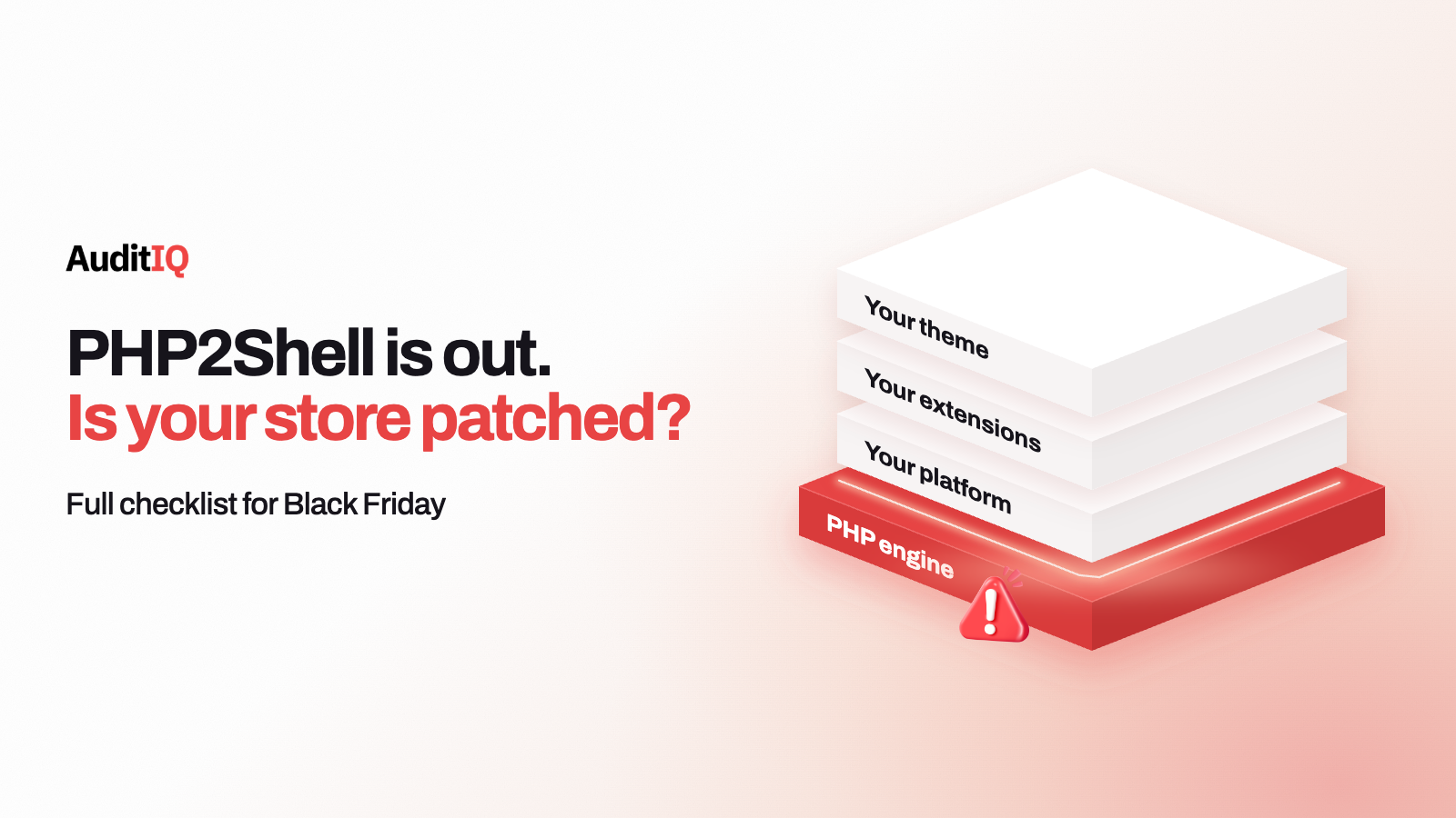 PHP2Shell (CVE-2026-109618 and CVE-2026-109619): Is your eCommerce store patched before Black Friday?